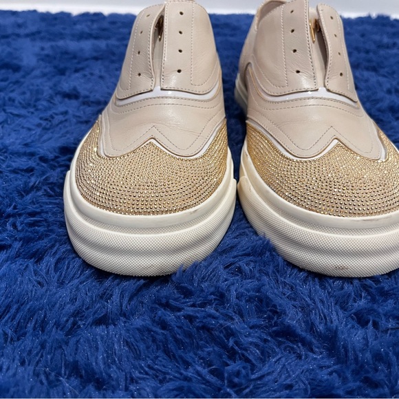 Giuseppe Zanotti Leather Studded  Slip-On Sneakers Womens 10 - Picture 5 of 13